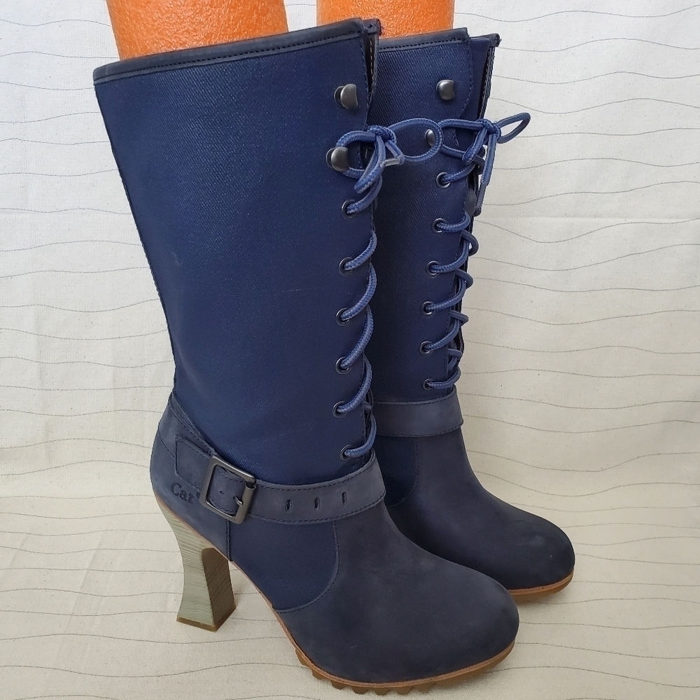 CAT Caterpillar Womens X Shontelle Starry Night Boot Navy P306109 Bluegrass Sz 8